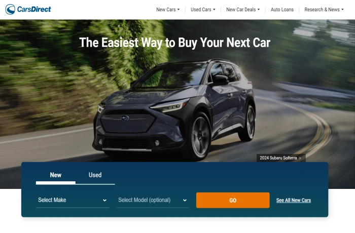  carsdirect website png